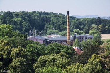 100 Widok z Wieży Wrocławskiej na Muzeum Gazownictwa