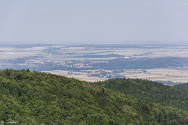 025 Widok na Kamieniec Ząbkowicki z ambony pod Jawornikiem Wielkim